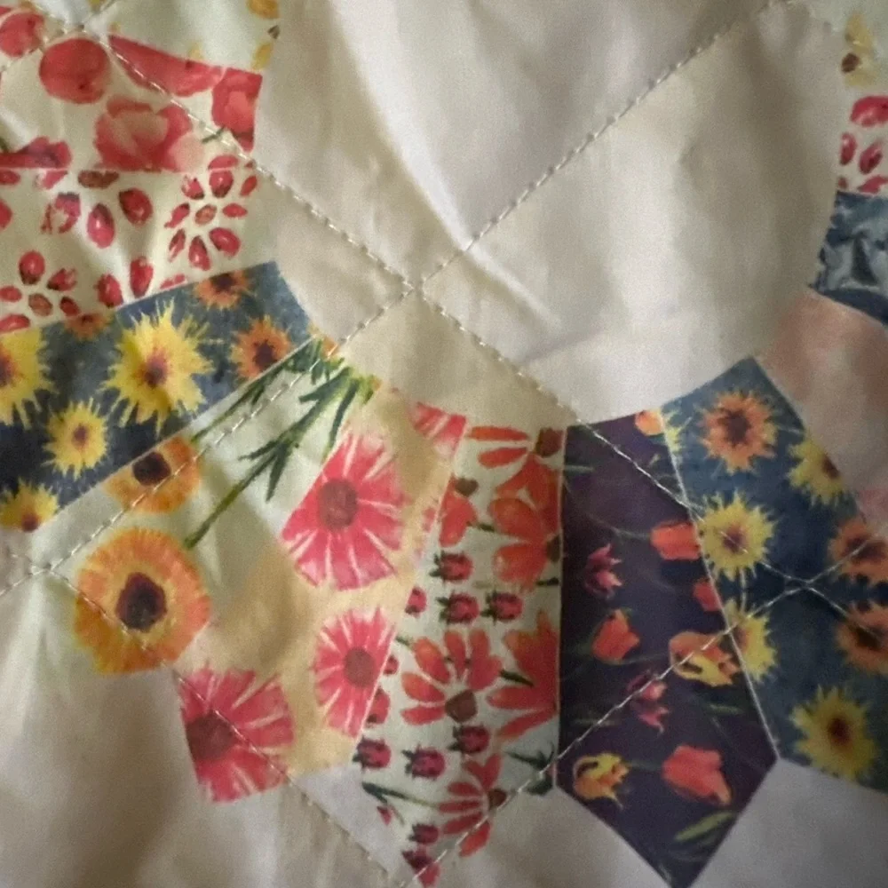 Quilted patchwork Coat - Picture 7 of 16